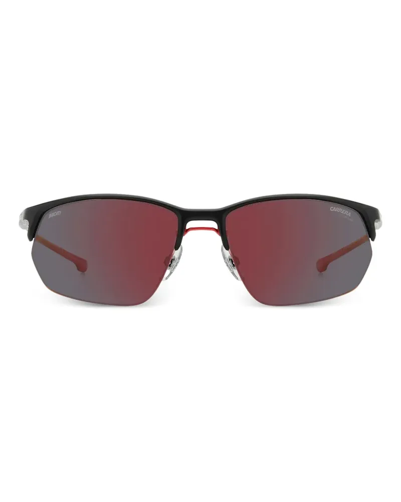 Carrera rectangle-frame sunglasses - Schwarz Schwarz