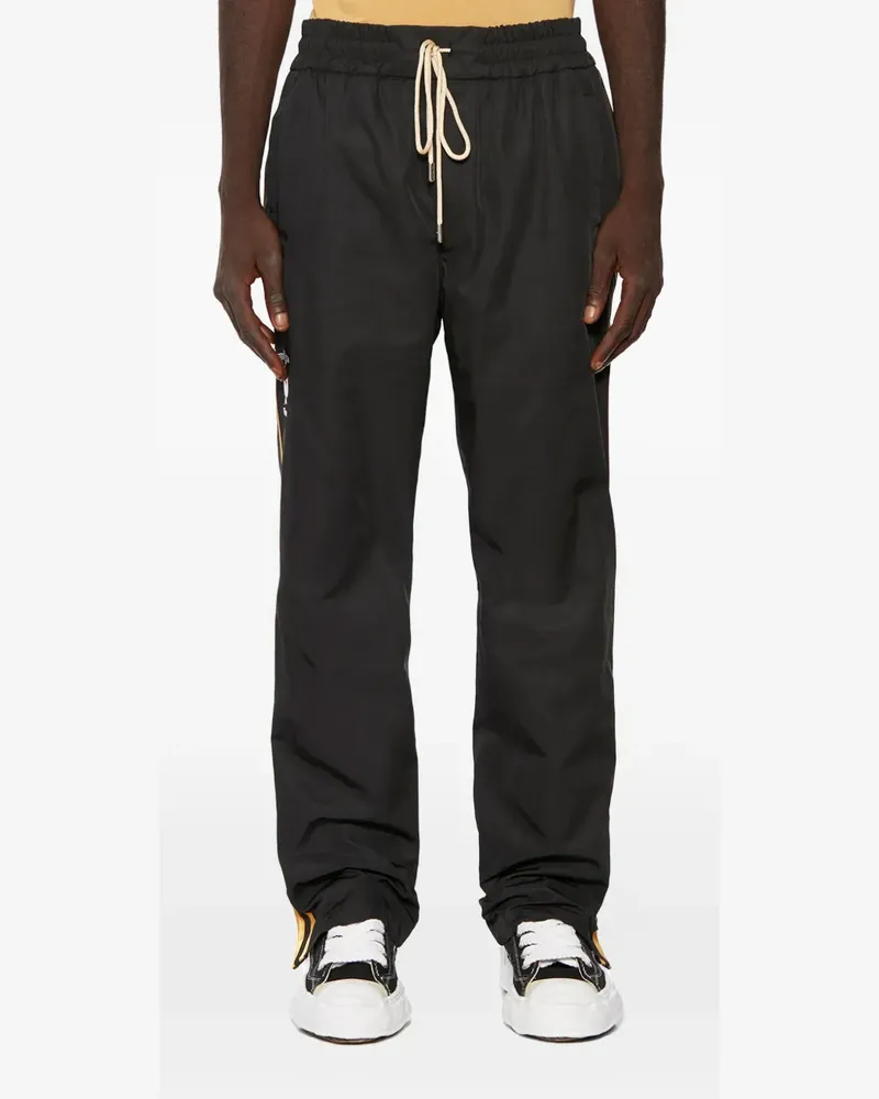 JUST DON drawstring track pants - Schwarz Schwarz