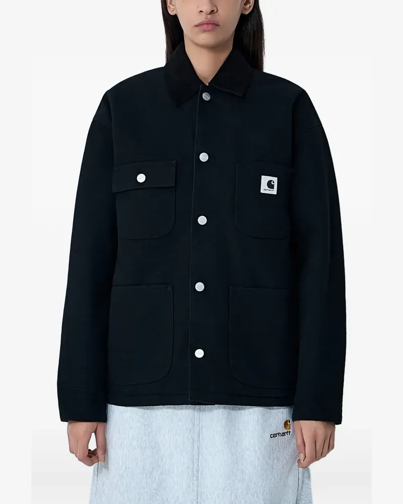 Carhartt WIP buttoned canvas jacket - Schwarz Schwarz
