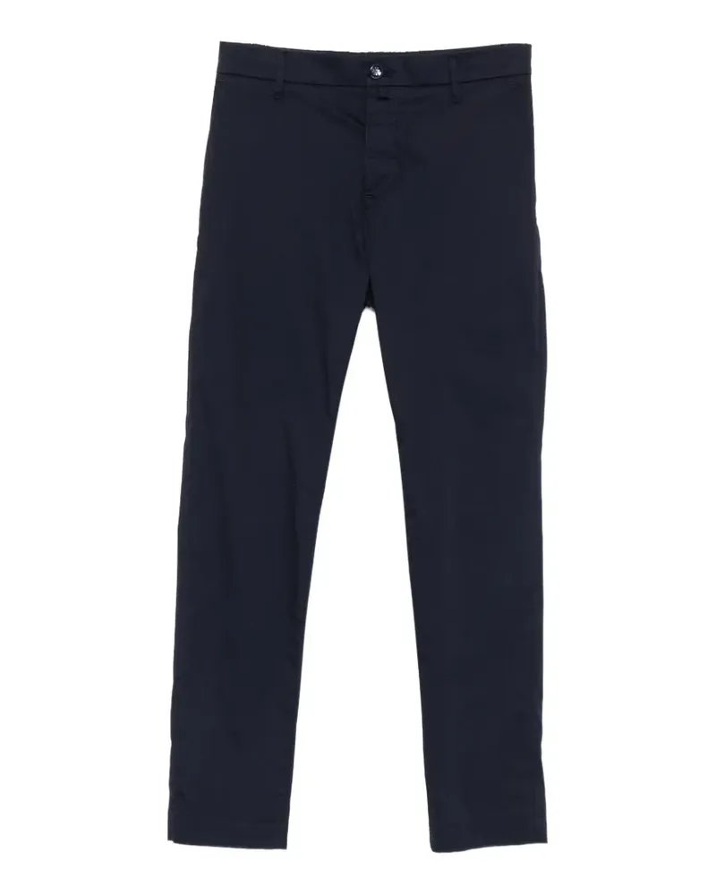 Jacob Cohën logo-patch slim-fit trousers - Blau Blau
