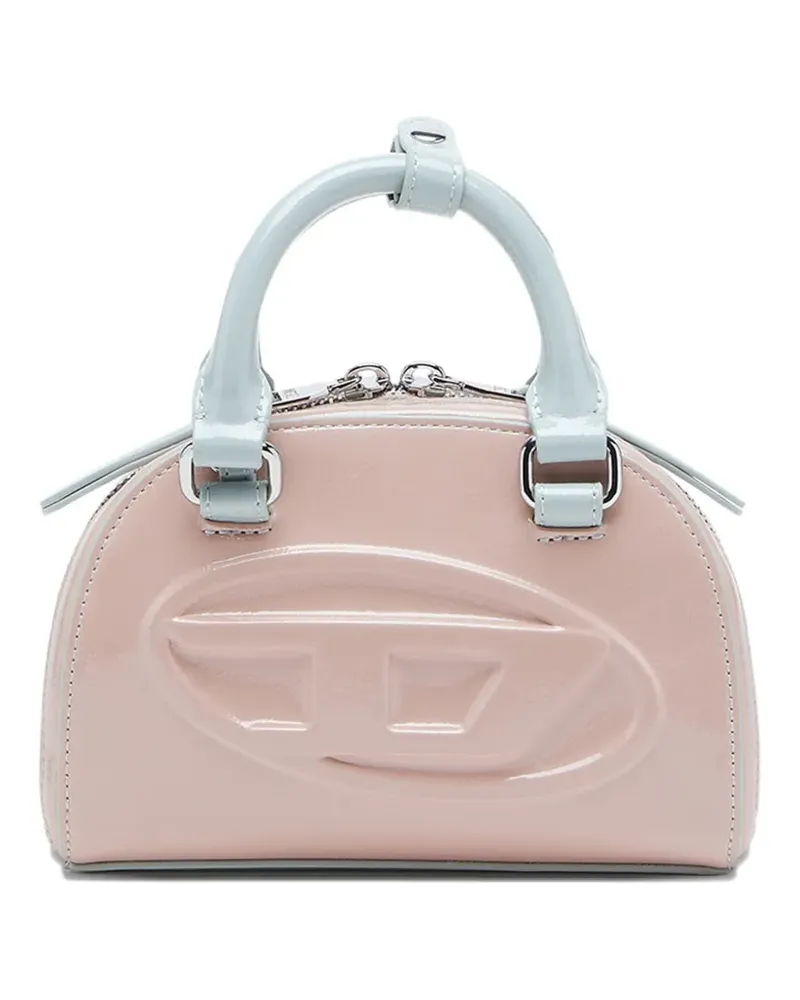 Diesel 1DR Dome embossed crossbody bag - Rosa Rosa