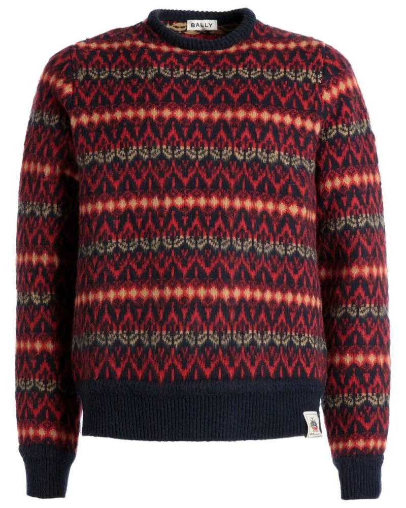 Bally Klassischer Pullover Rot