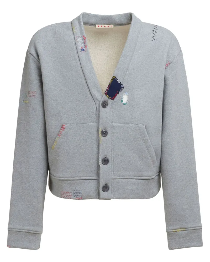 Marni Cardigan mit V-Ausschnitt - Grau Grau