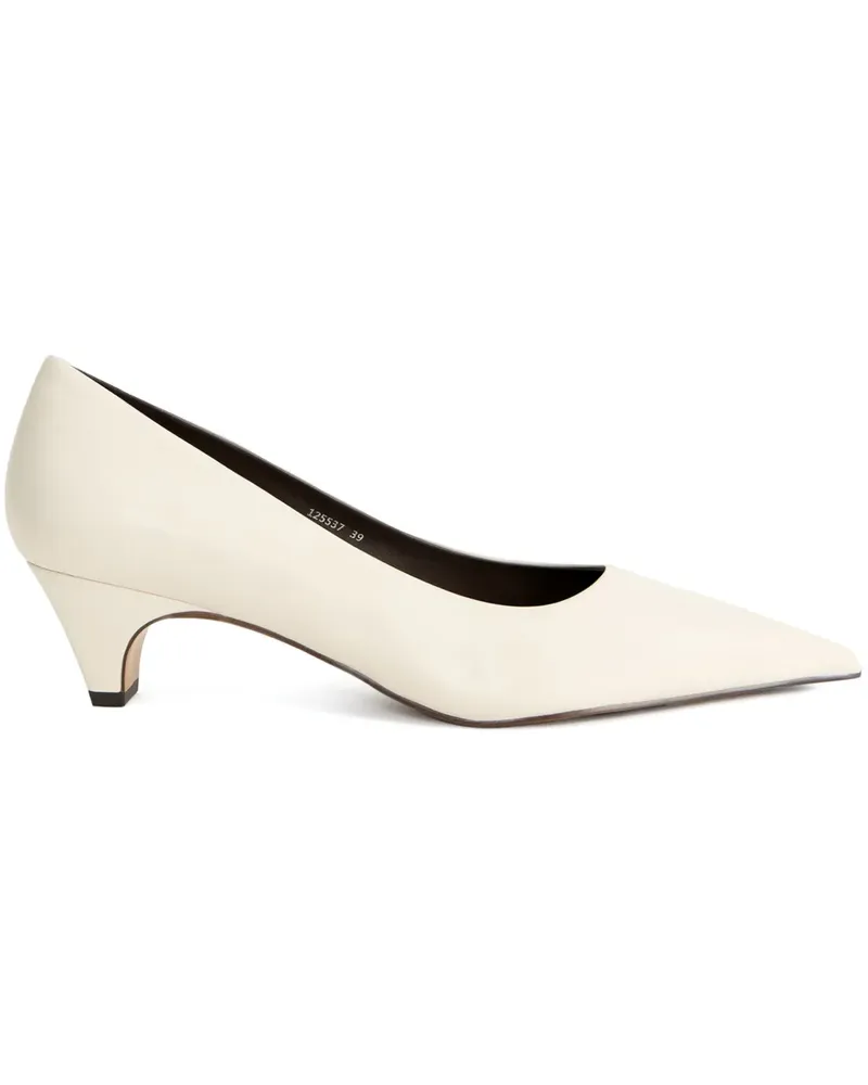 12 STOREEZ Pumps mit spitzer Kappe 50mm - Nude Nude