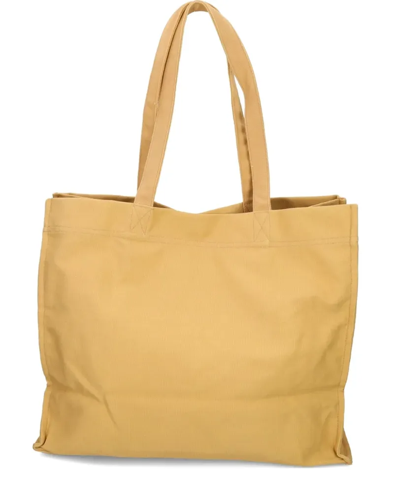 Karl Lagerfeld Großer Shopper mit Logo-Print - Gelb Gelb