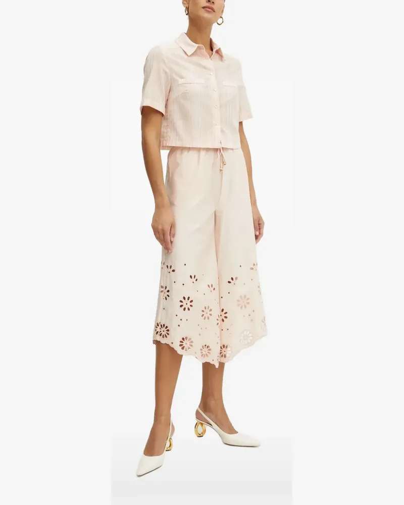 Fracomina striped buttoned shirt - Rosa Rosa