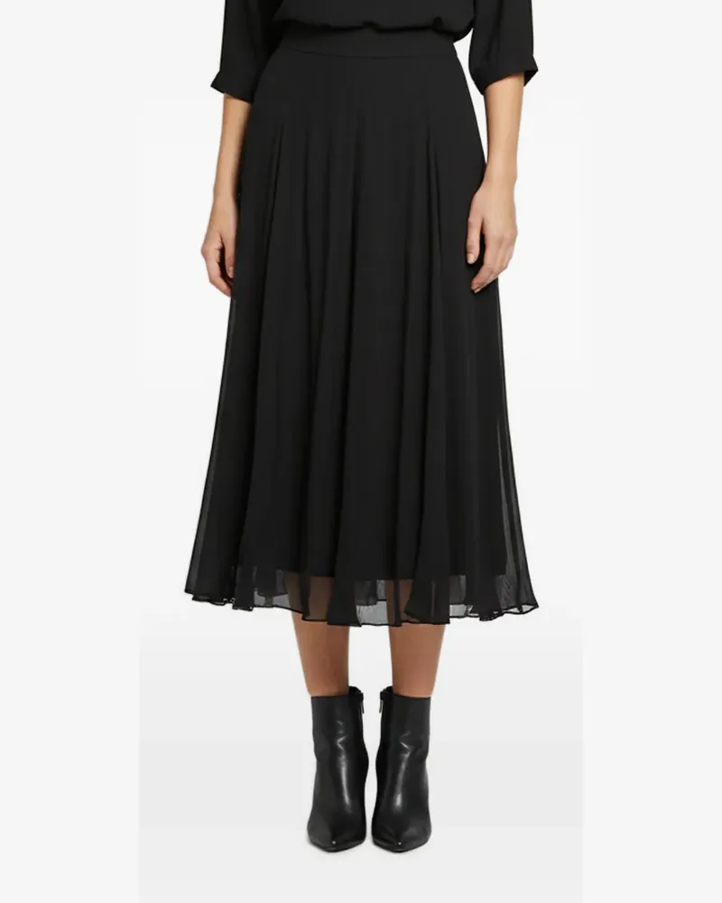 Zimmermann wide-leg asymmetric culotte pants - Schwarz Schwarz