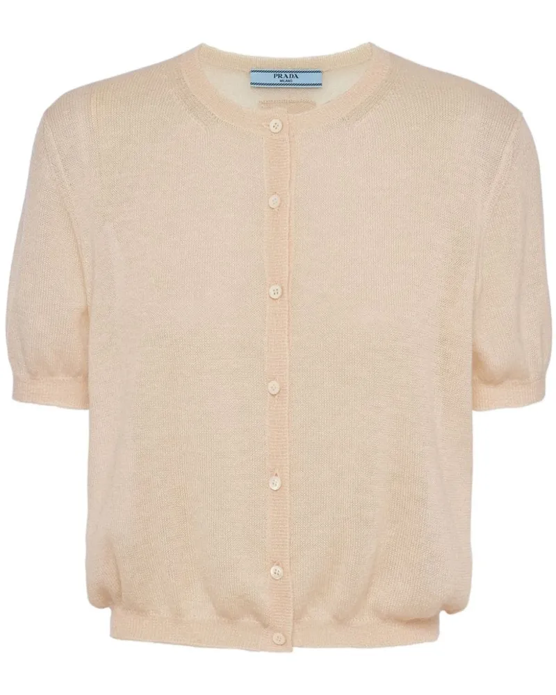 Prada Cardigan aus Kaschmir - Nude Nude