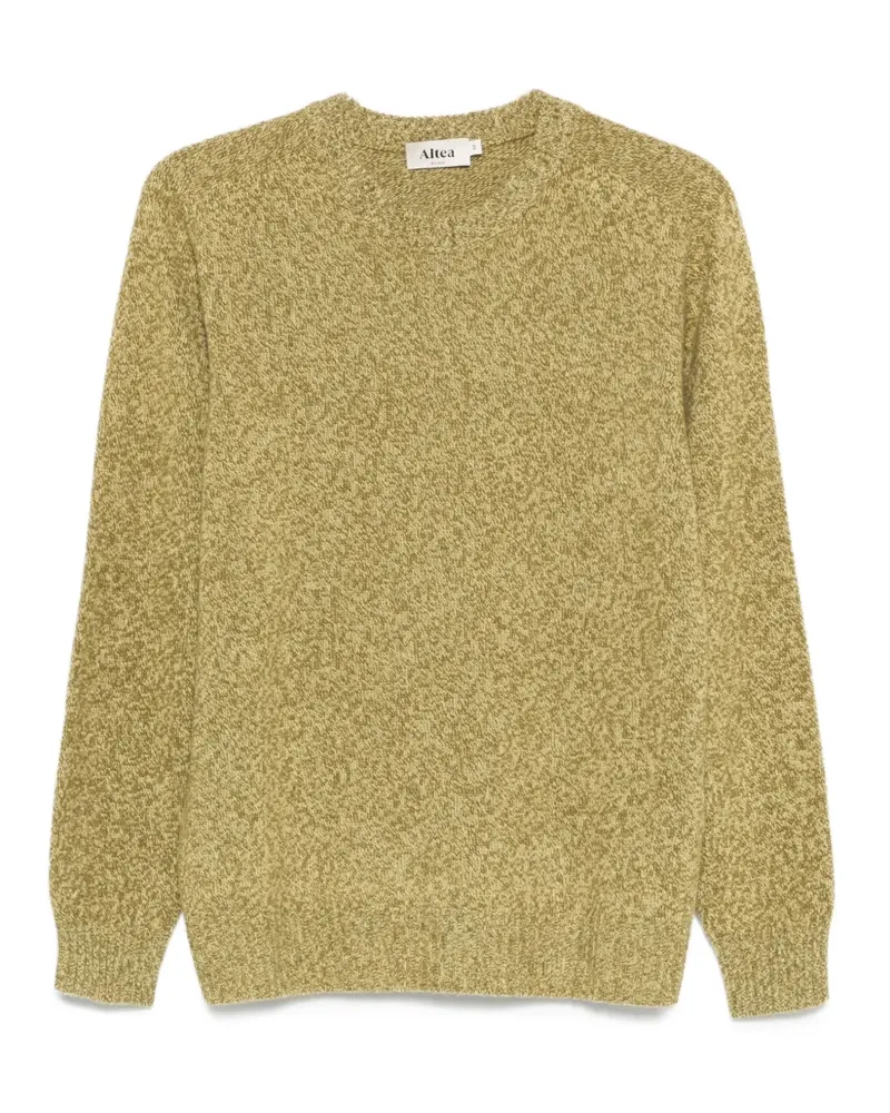Altea Melierter Strickpullover - Gelb Gelb