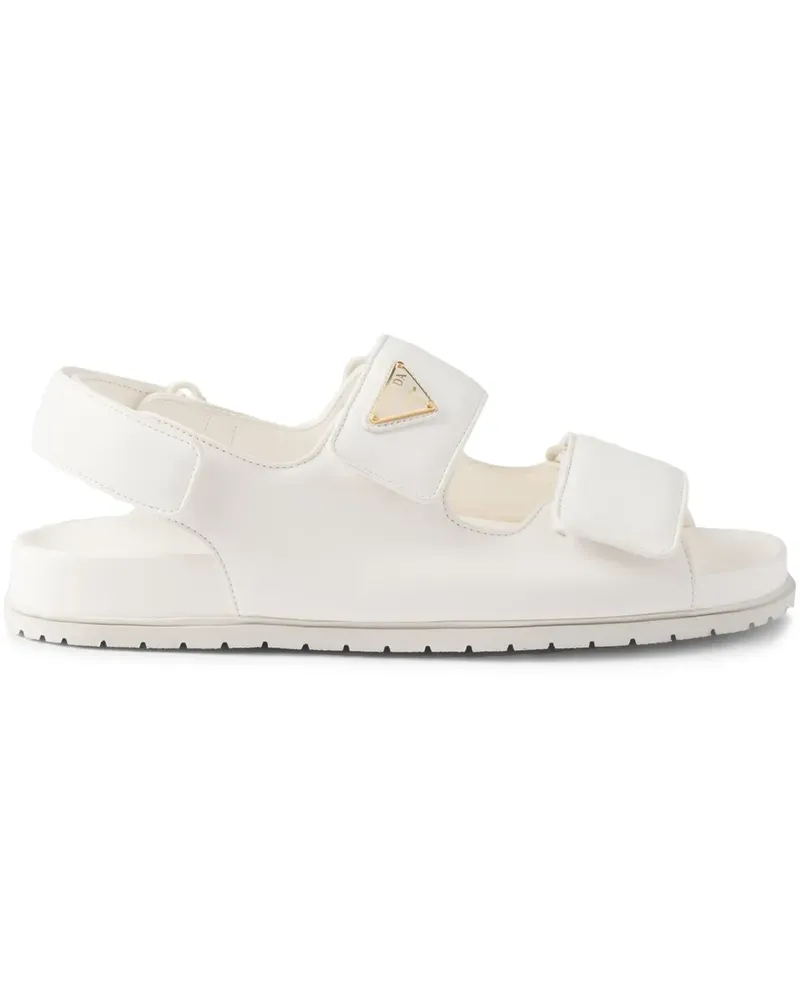 Prada Sandalen aus Leder - Weiß Weiß