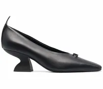 Gancini Pumps mit Blockabsatz - Schwarz