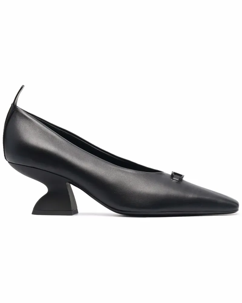 Ferragamo Gancini Pumps mit Blockabsatz - Schwarz Schwarz