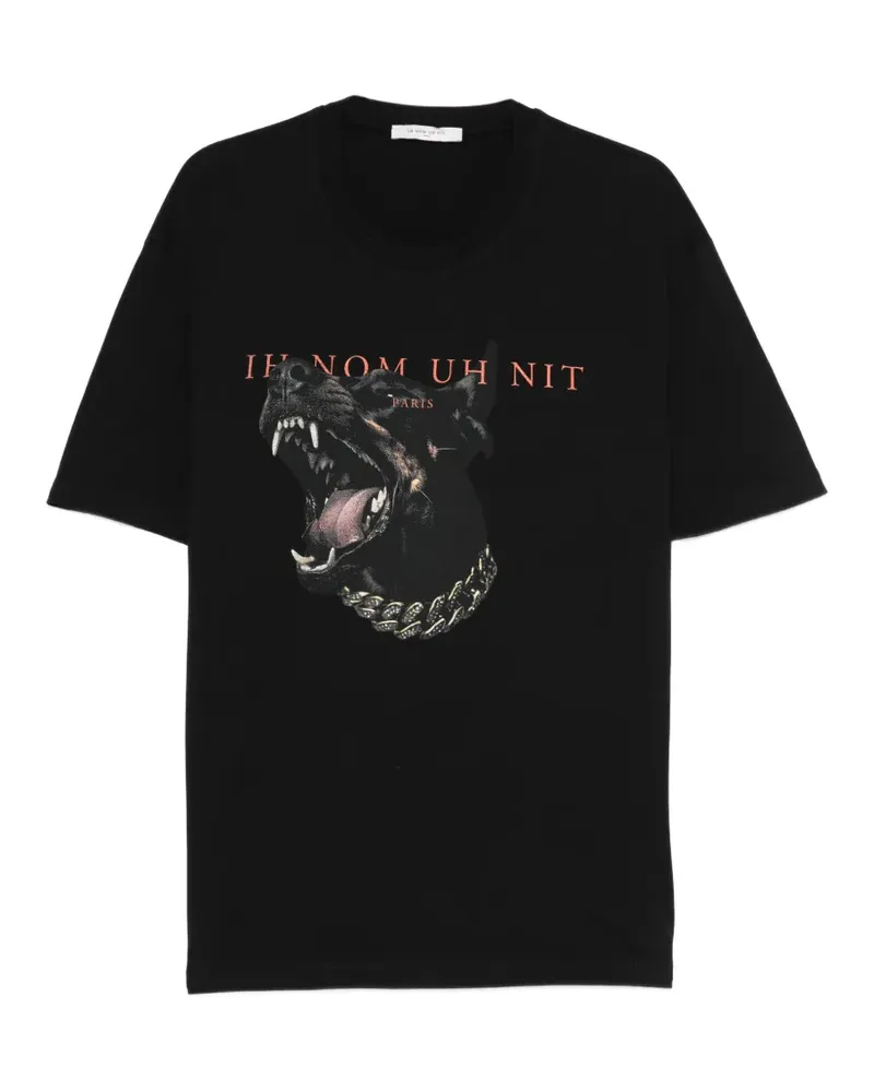 IH NOM UH NIT Dobermann T-Shirt - Schwarz Schwarz