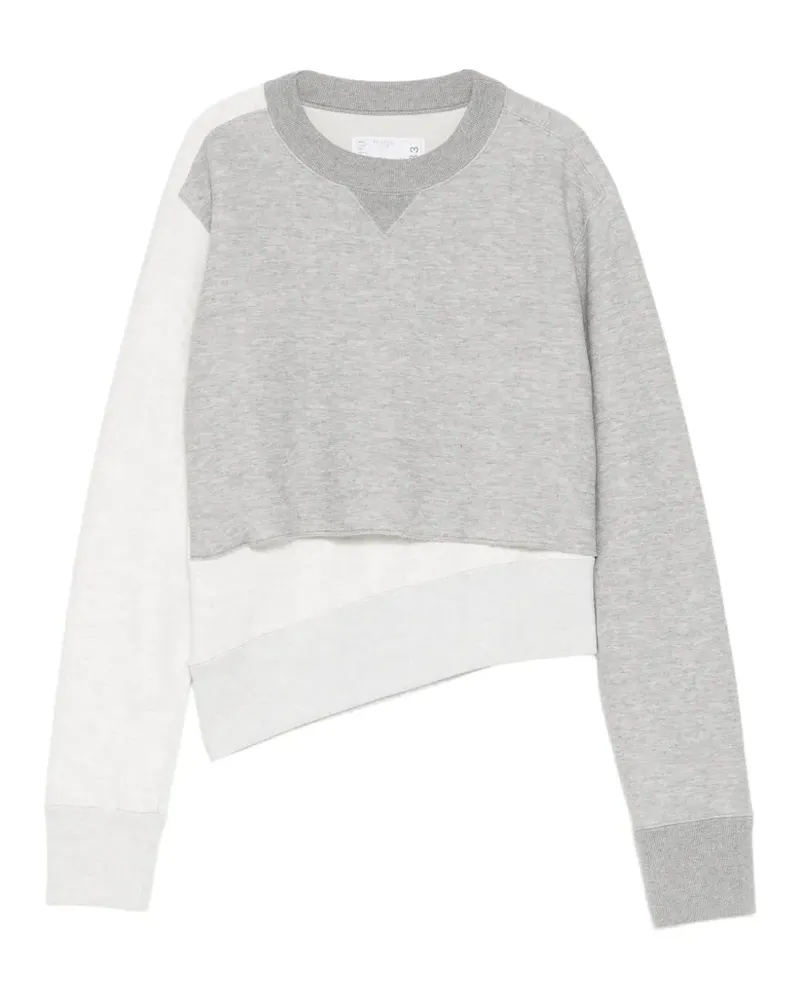 Sacai Pullover im Layering-Look - Grau Grau