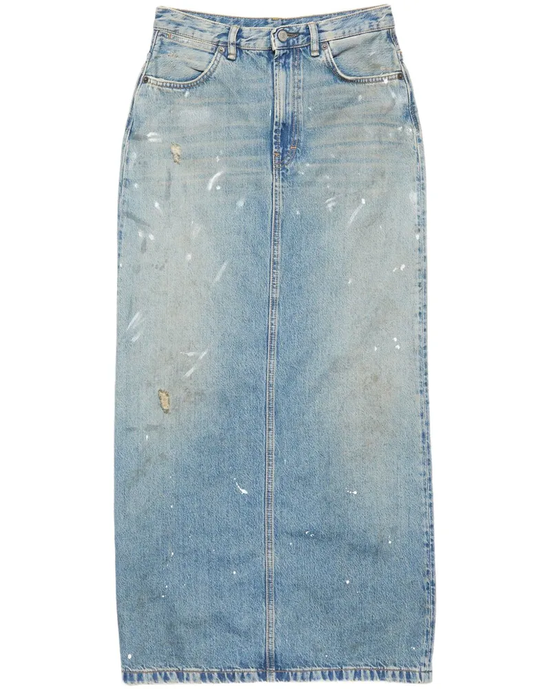 Acne Studios Maxirock aus Denim - Blau Blau