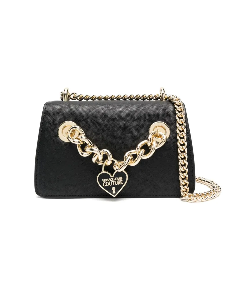 Versace Jeans Tasche mit Logo - Schwarz Schwarz