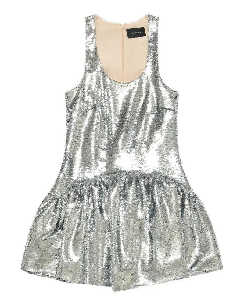 Simone Rocha sequin-embellished mini dress - Silber Silber