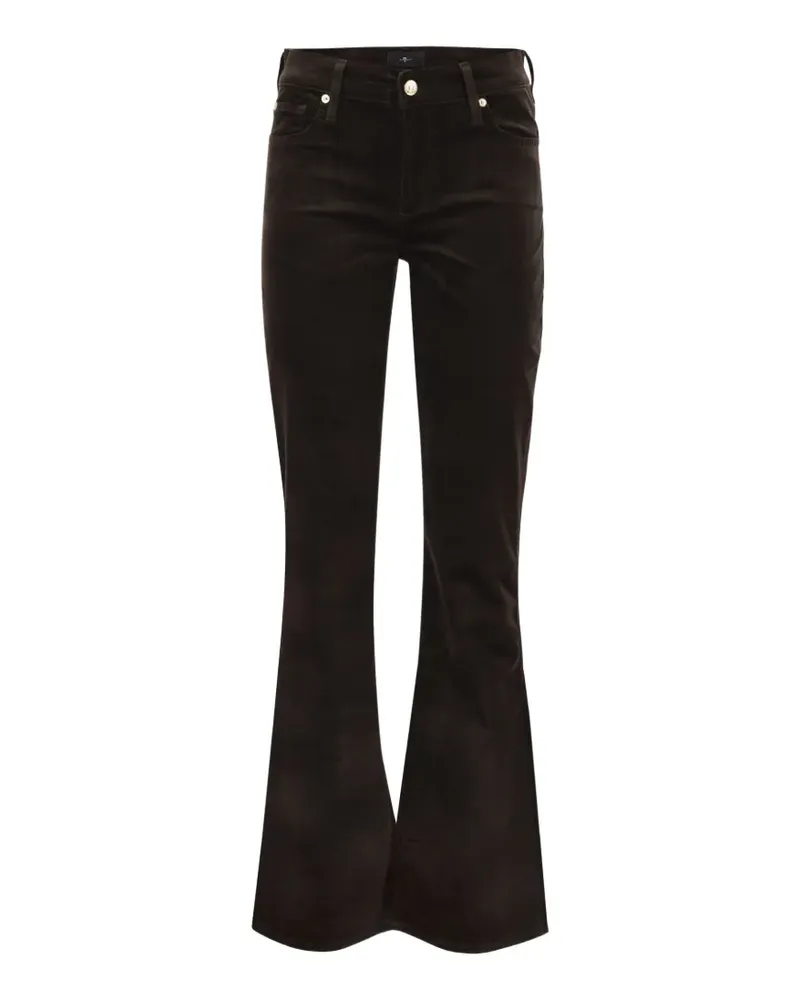 7 for all mankind The Leggy Bootcut Hose - Braun Braun