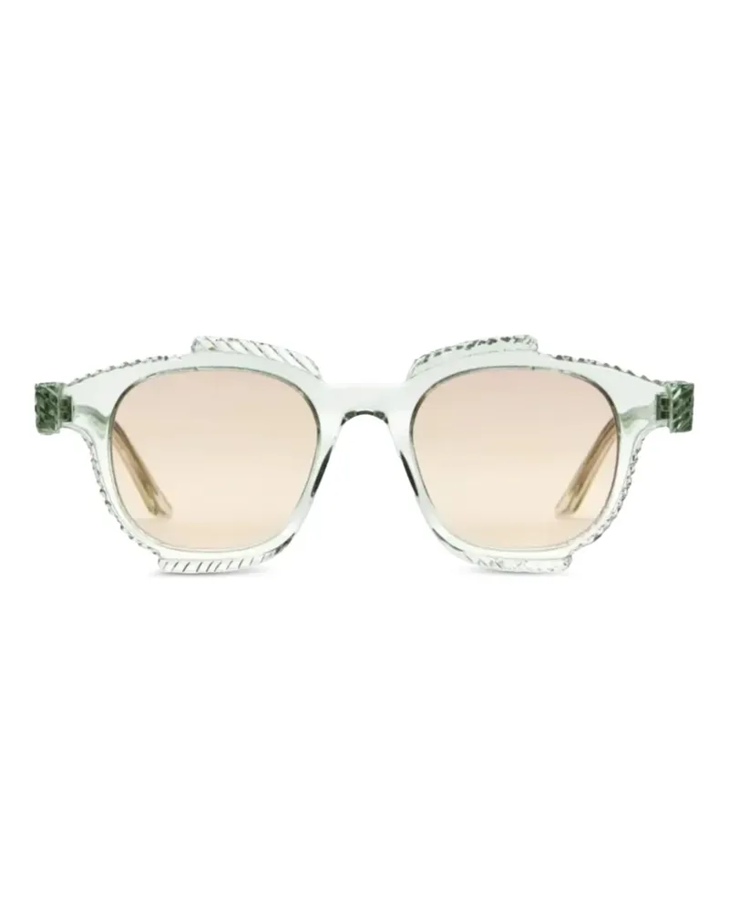 KUBORAUM Runde T71 Sonnenbrille - Grün Grün