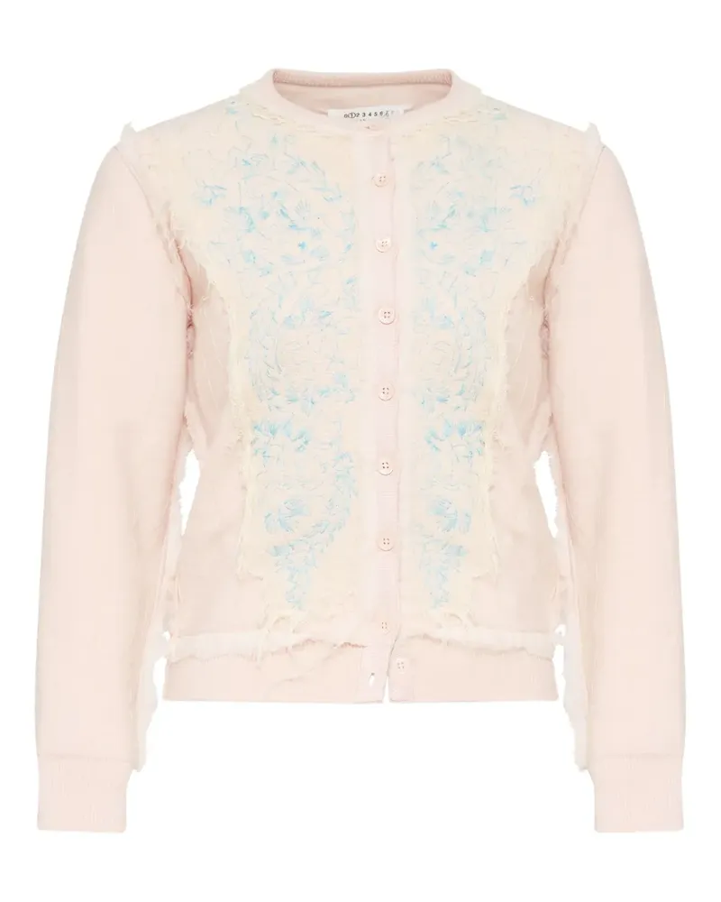 Maison Margiela Cardigan aus Schurwolle - Nude Nude