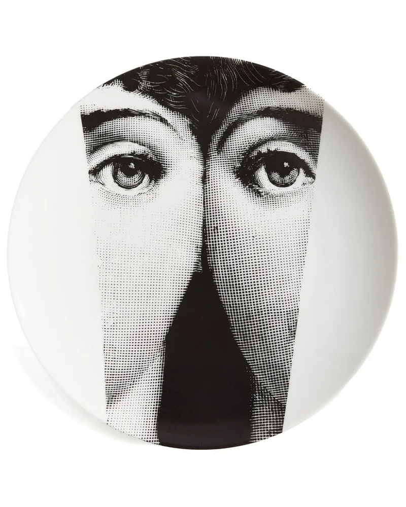 Fornasetti Tema e Variazioni Teller 26cm Weiß