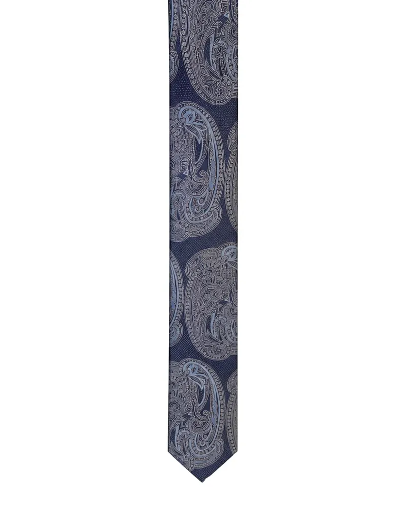 Pal Zileri Krawatte mit Paisleymuster - Blau Blau