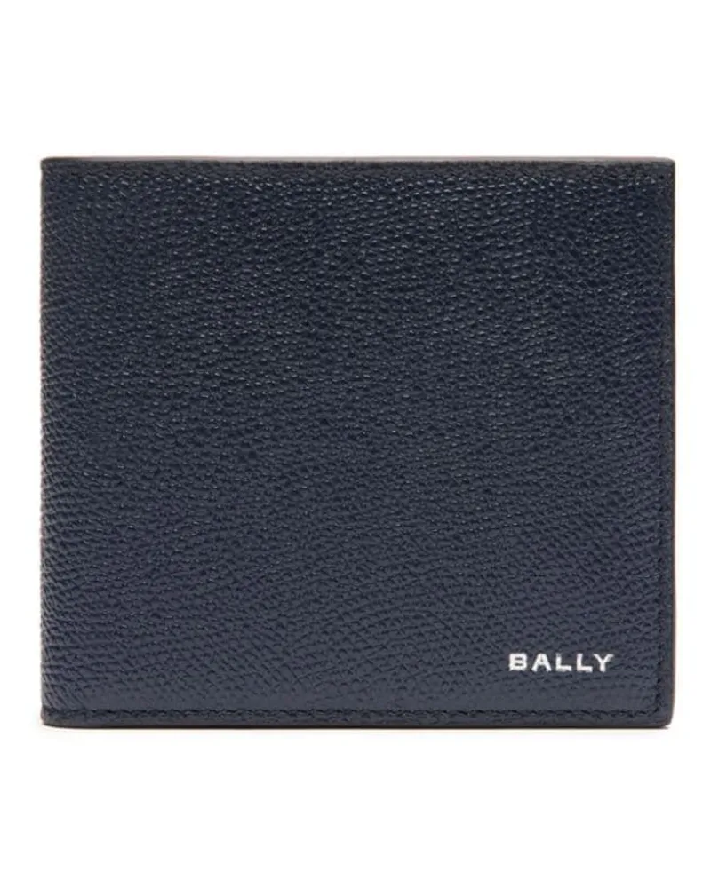 Bally Portemonnaie mit Logo-Stempel - Blau Blau