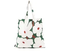 Tote Bag mit Unikko-Muster - Grün