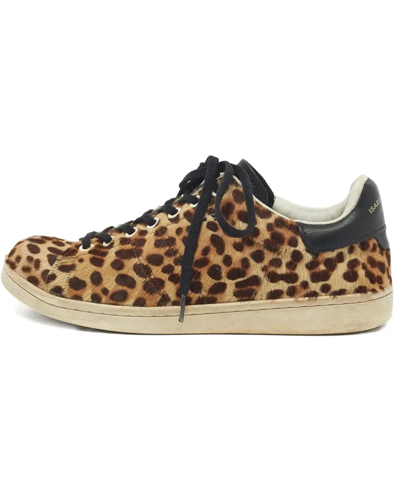 Isabel Marant Sneakers mit Leoparden-Print - Braun Braun