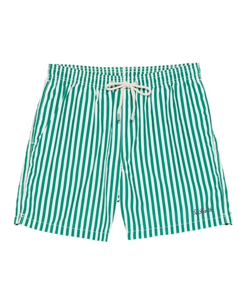 MC2 Saint Barth Lighting striped drawstring swim shorts - Grün Grün
