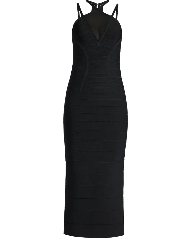 Hervé Léger Lana Abendkleid - Schwarz Schwarz