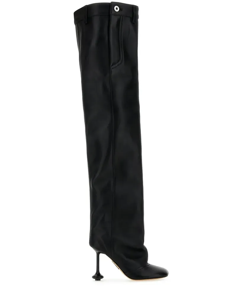 Loewe Toy Stiefel 90mm - Schwarz Schwarz