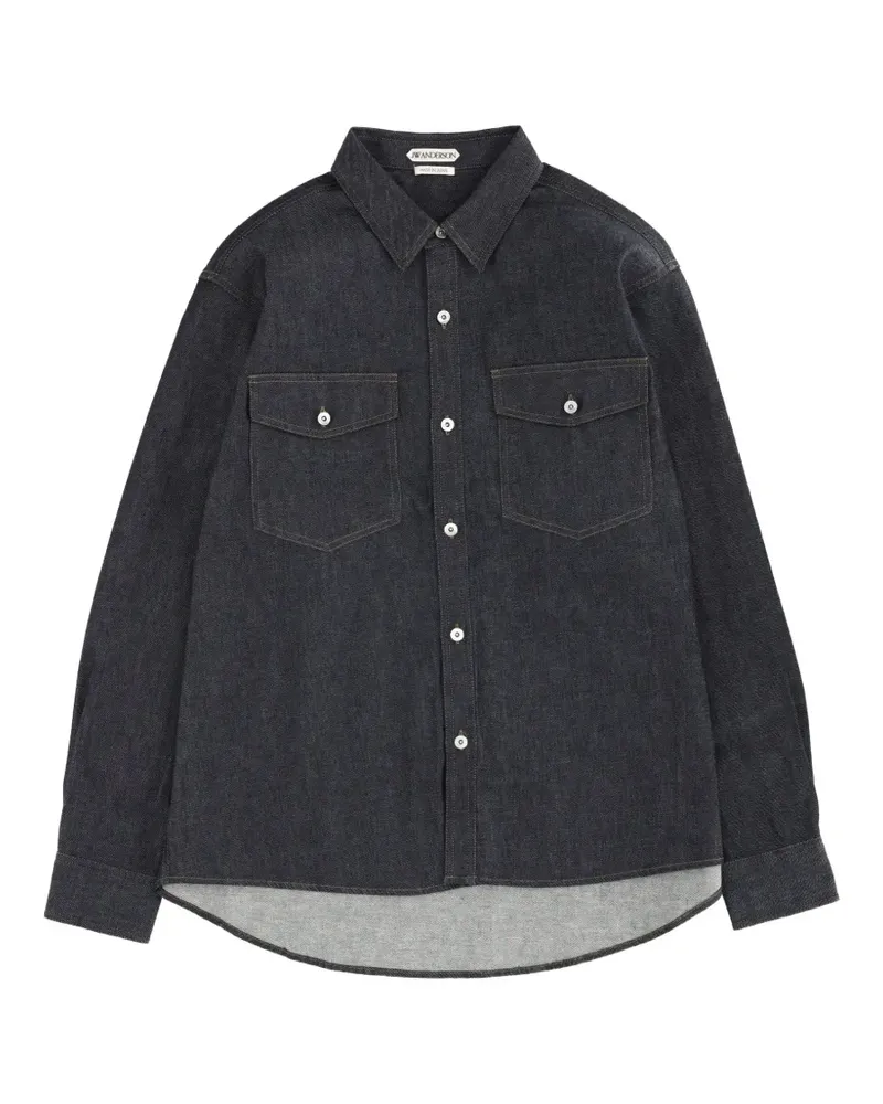 J.W.Anderson Jeanshemd im Oversized-Look - Blau Blau