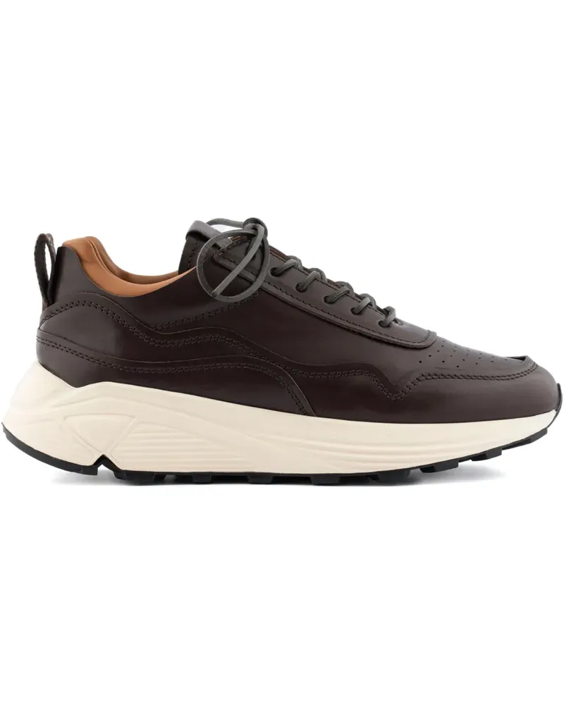 Buttero Perforierte Vinci Sneakers - Braun Braun