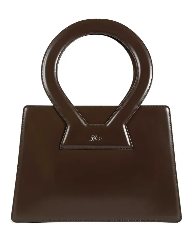 Luar Kleiner Ana Tote Bag mit Rundhenkel - Braun Braun