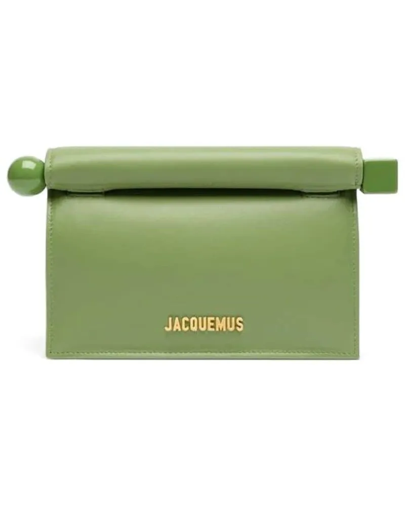 Jacquemus La Petite Pochette Rond Carré Clutch - Grün Grün