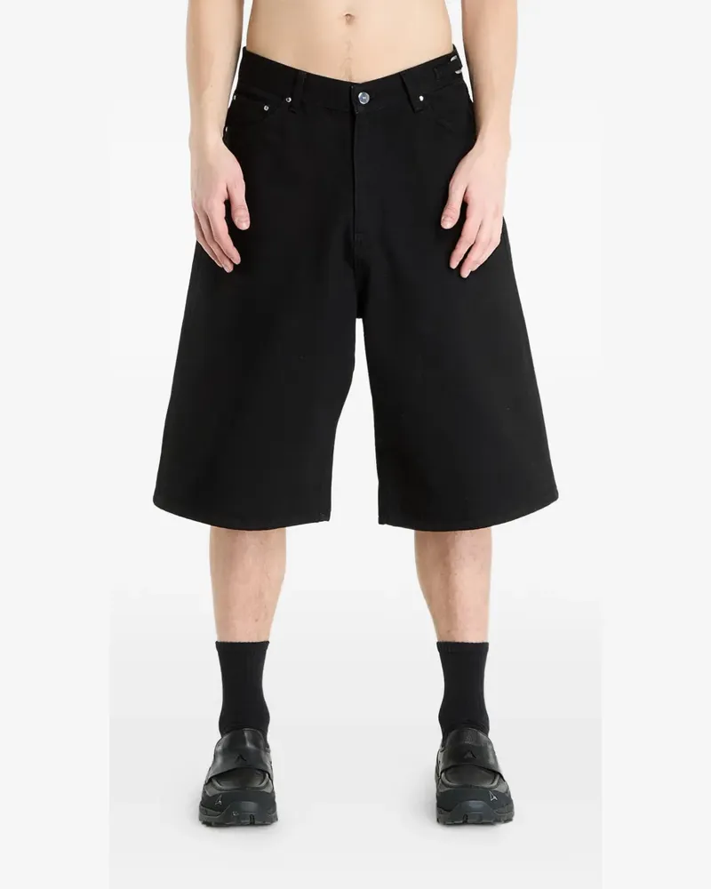 Heliot Emil fence denim shorts - Schwarz Schwarz
