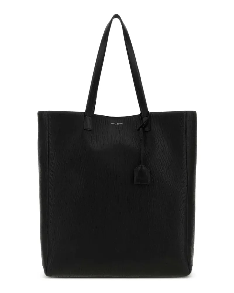 Saint Laurent Bold leather tote bag - Schwarz Schwarz