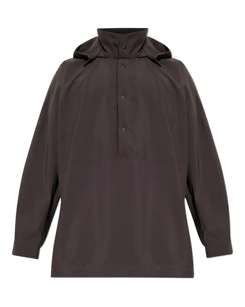 Issey Miyake Jacke mit Kapuze - Braun Braun