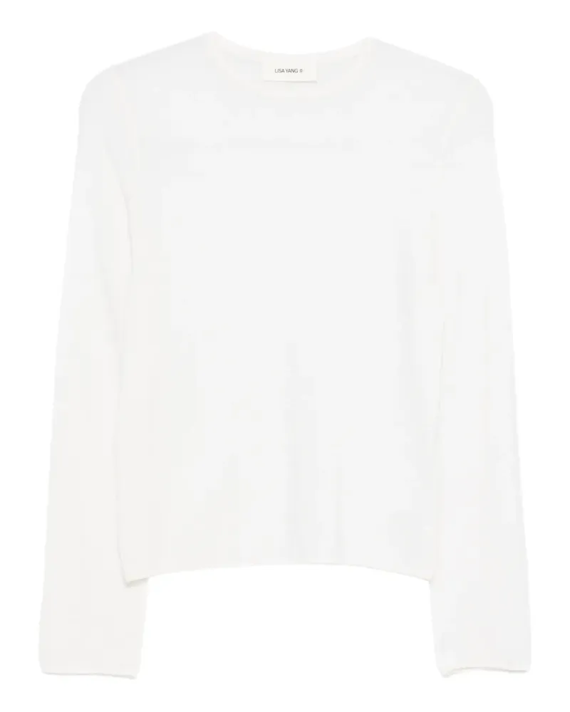Lisa Yang ribbed sweater - Weiß Weiß
