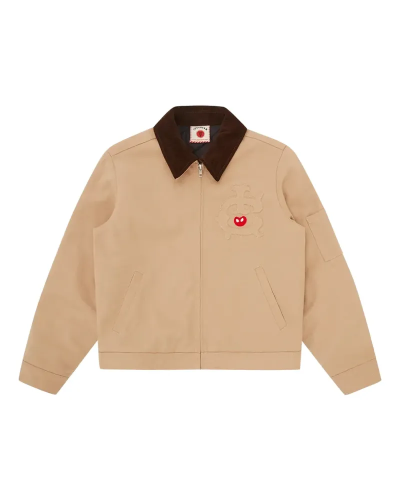 ICECREAM Jacke mit Cordkragen-Applikation - Nude Nude