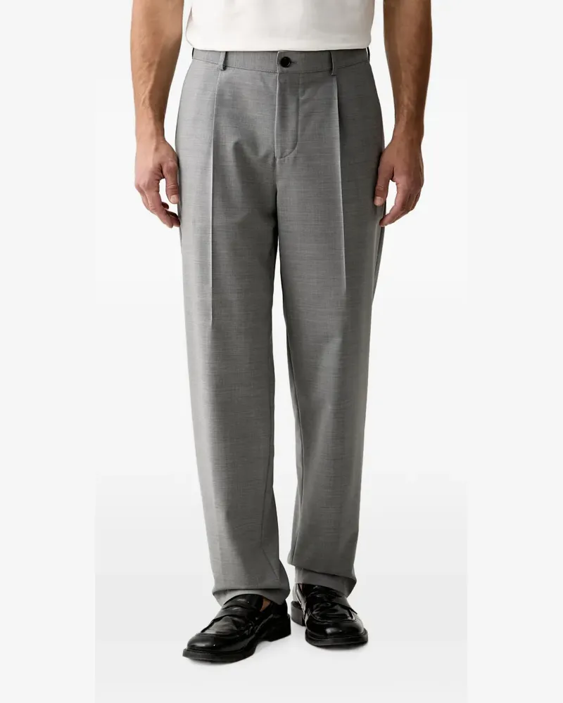 JOOP! pressed-crease tailored trousers - Grau Grau