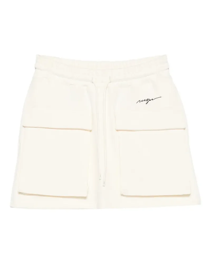 MSGM drawstring mini skirt - Nude Nude