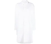 Sweatshirtkleid mit Logo - Weiß