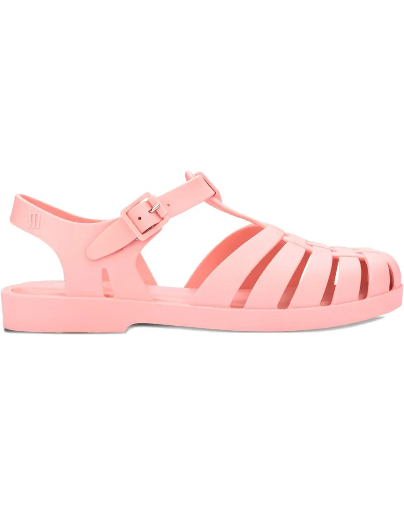 Melissa Flache Riemensandalen - Rosa Rosa