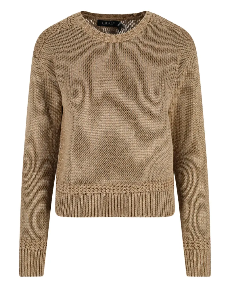 Ralph Lauren round-neck sweater - Nude Nude