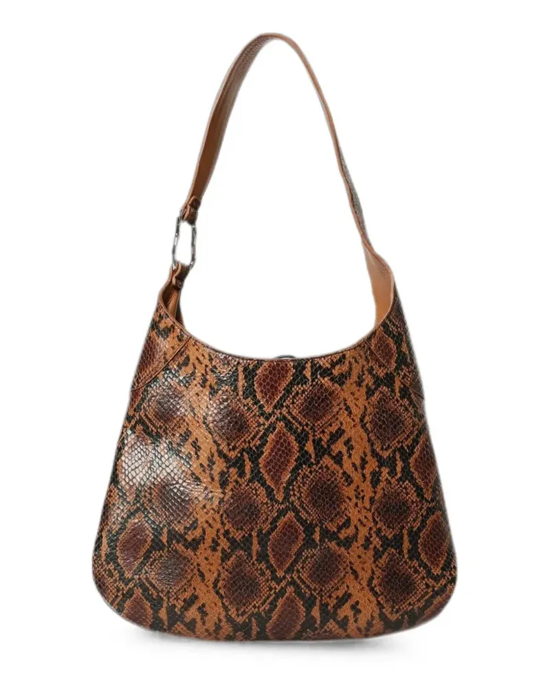 Vic Matié animal-print shoulder bag - Braun Braun
