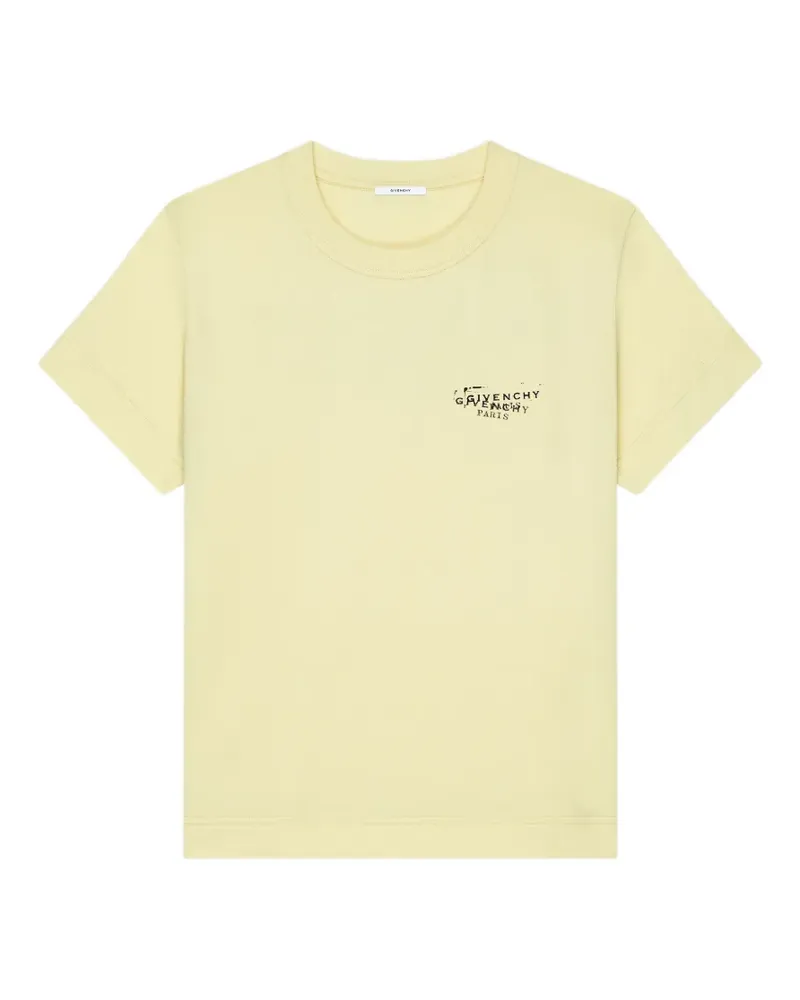 Givenchy logo-print T-shirt - Gelb Gelb