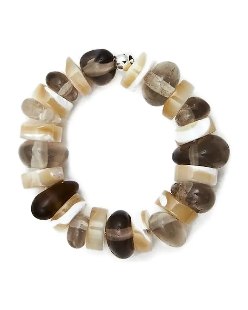 Santangelo mother-of-pearl lento ring - Nude Nude