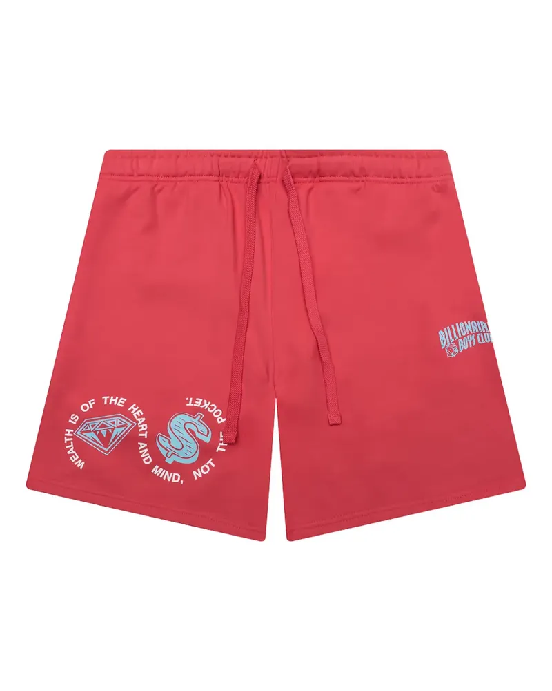 Billionaire Boys Club Shorts mit Logo-Print - Rot Rot